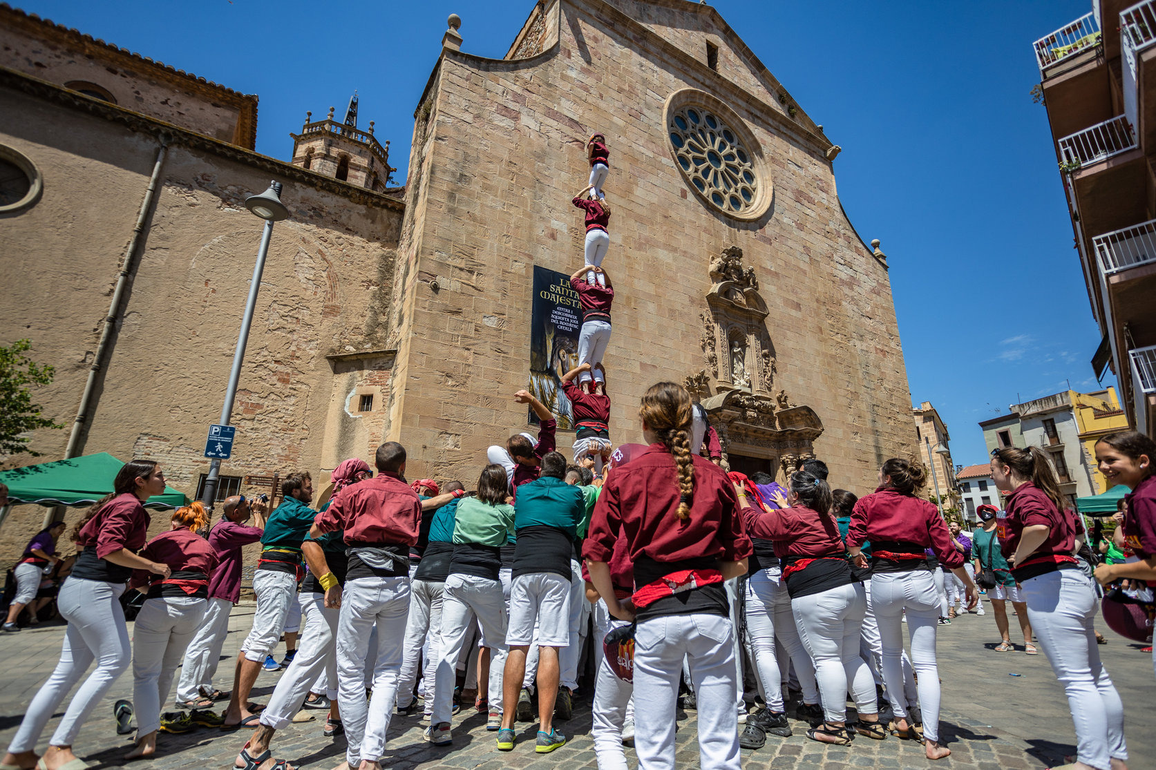 Les colles castellers del Vallès Oriental s'exhibiran a Parets aquest diumenge