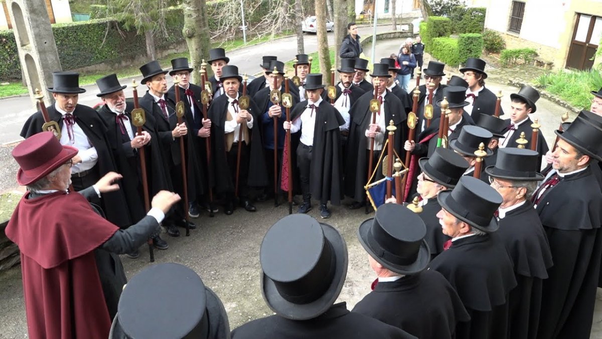 Una de les cantades de Caramelles, diumenge a Sant Julià