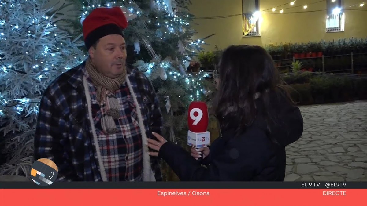 L'alcalde d'Espinelves, Toni Tanyà, en un moment del programa d'aquest dimarts