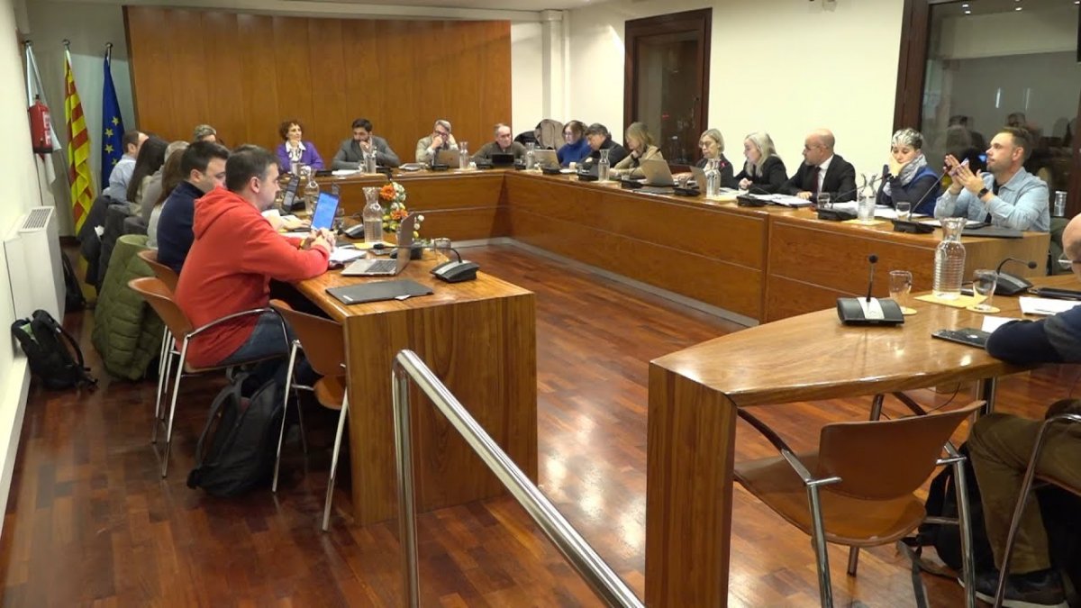 El ple de l'Ajuntament de Manlleu