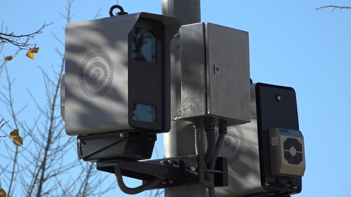 Un dels tres radars instal·lats a Vic, i que ja estan multant