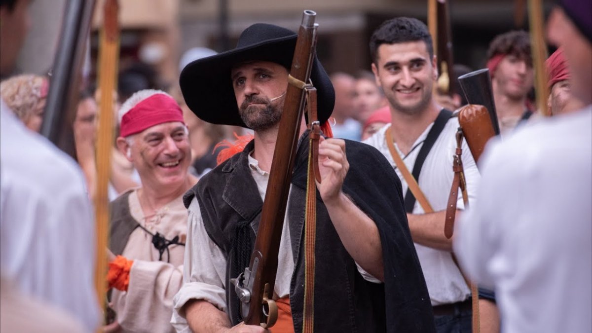 L'Arnau Sañé, interpretant el personatge d'en Toca-sons 2025