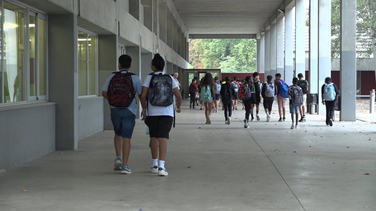 Inici de curs a l'institut La Plana