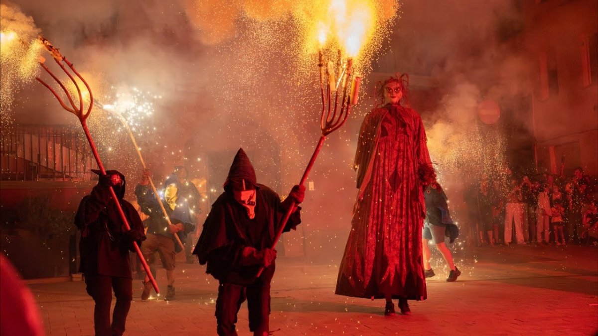 Un moment de la cercavila