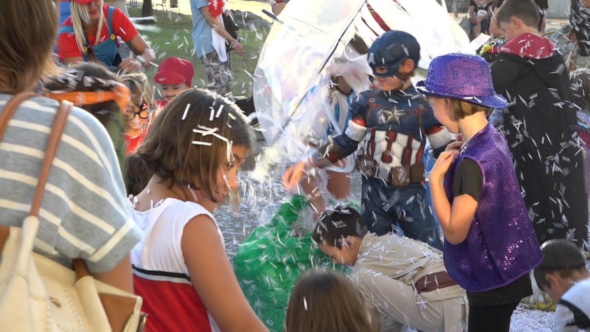 Una imatge del carnaval d'estiu de Santa Eugènia