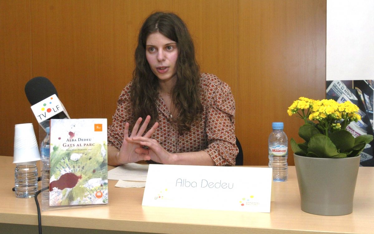 Alba Dedeu, a la Biblioteca de Bellavista