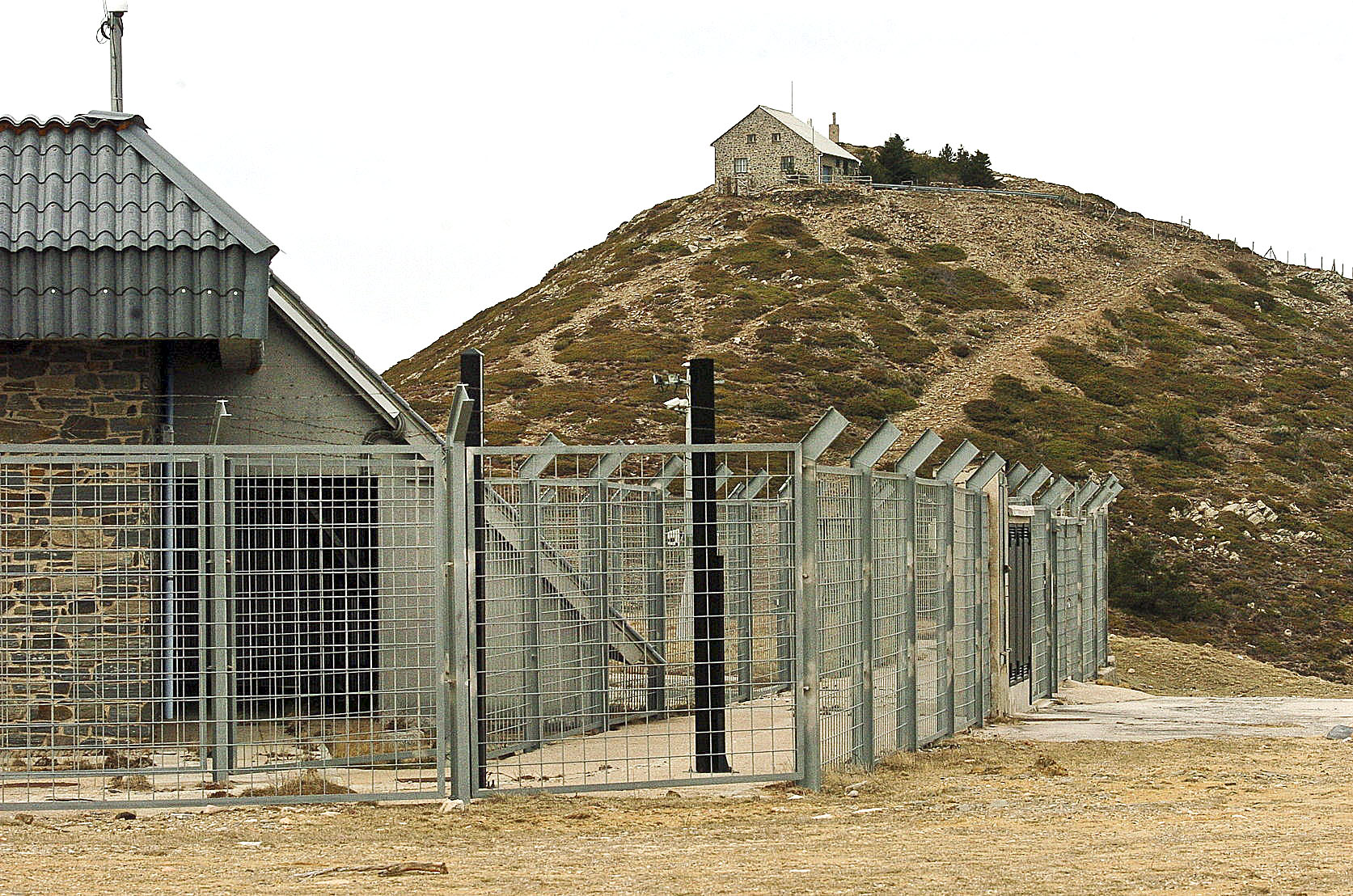 Les instal·lacions de l'exèrcit a Puigsesolles en una imatge de 2013