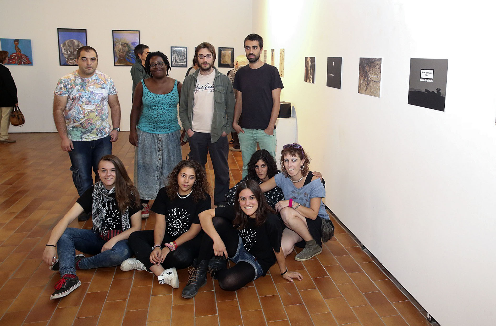 Artistes participants en l'exposició