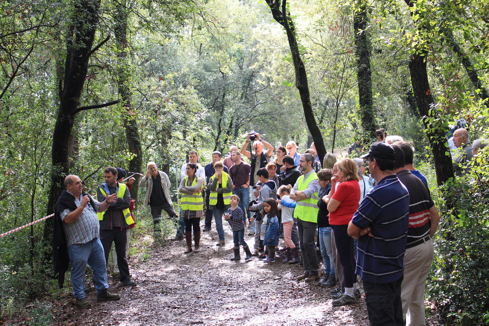 Un dels actes de l'edició de 2015 de la Setmana del bosc