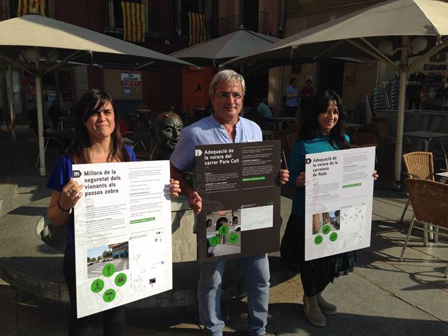 El regidor de Participació Ciutadana, Josep-Ramon Soldevila, amb les tècniques de participació