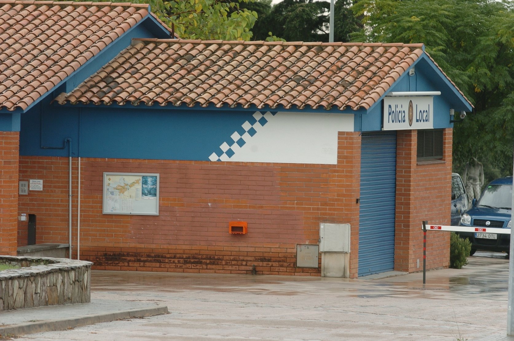 La comissaria de la Policia Local de l'Ametlla, a l'entrada del poble, en una imatge d'arxiu
