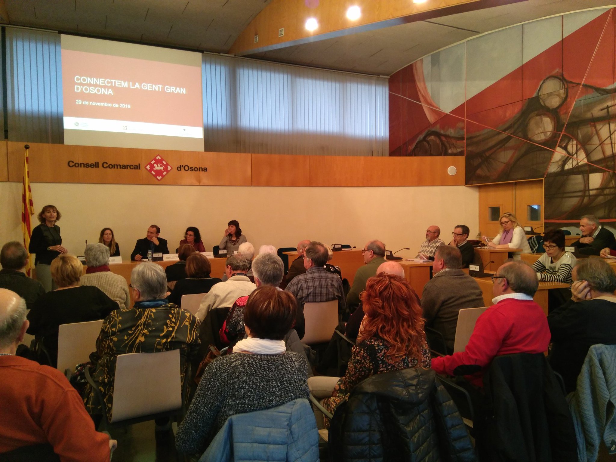 L'acte de presentació es va fer al consell comarcal d'Osona