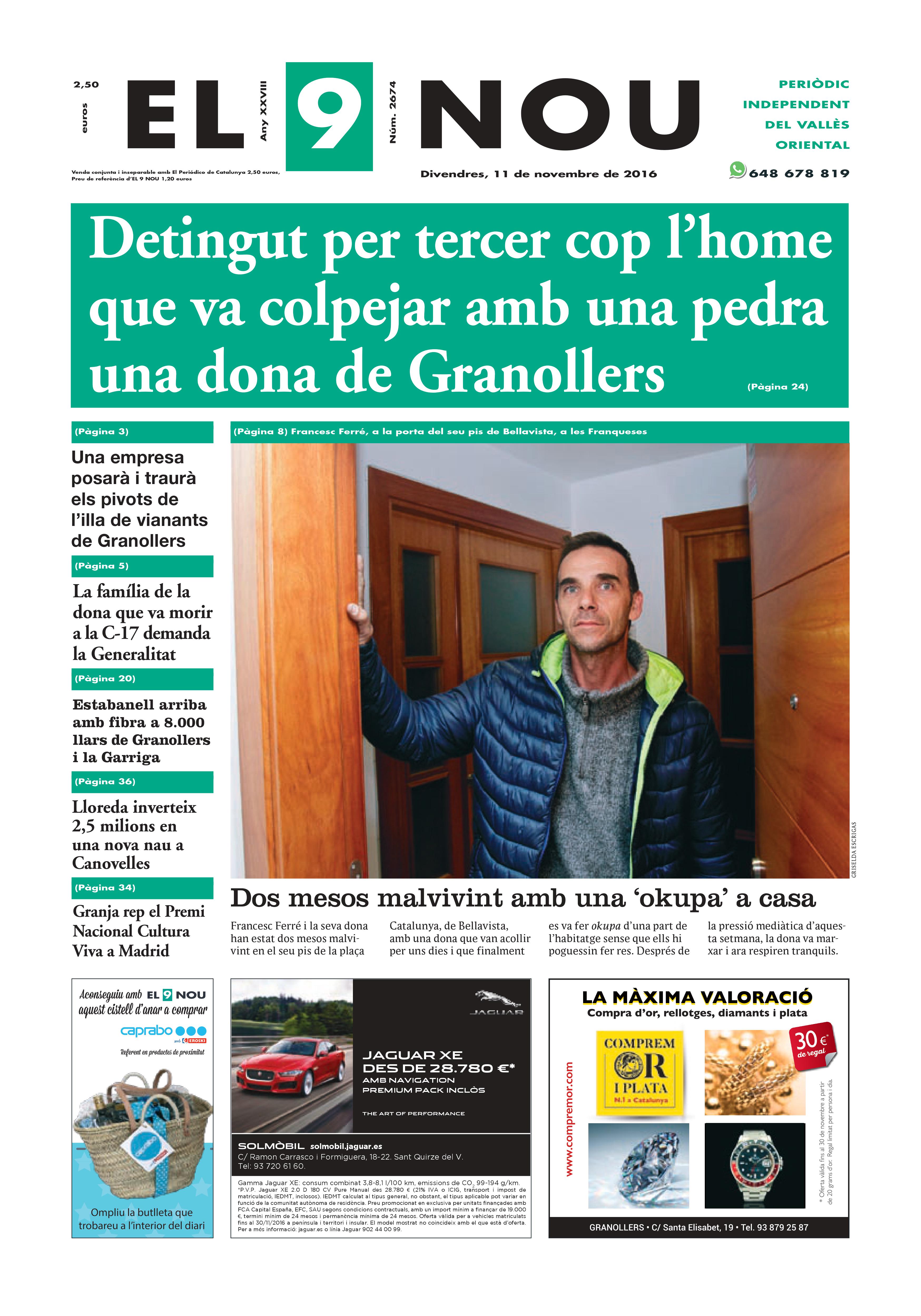 Portada 11 de novembre de 2016