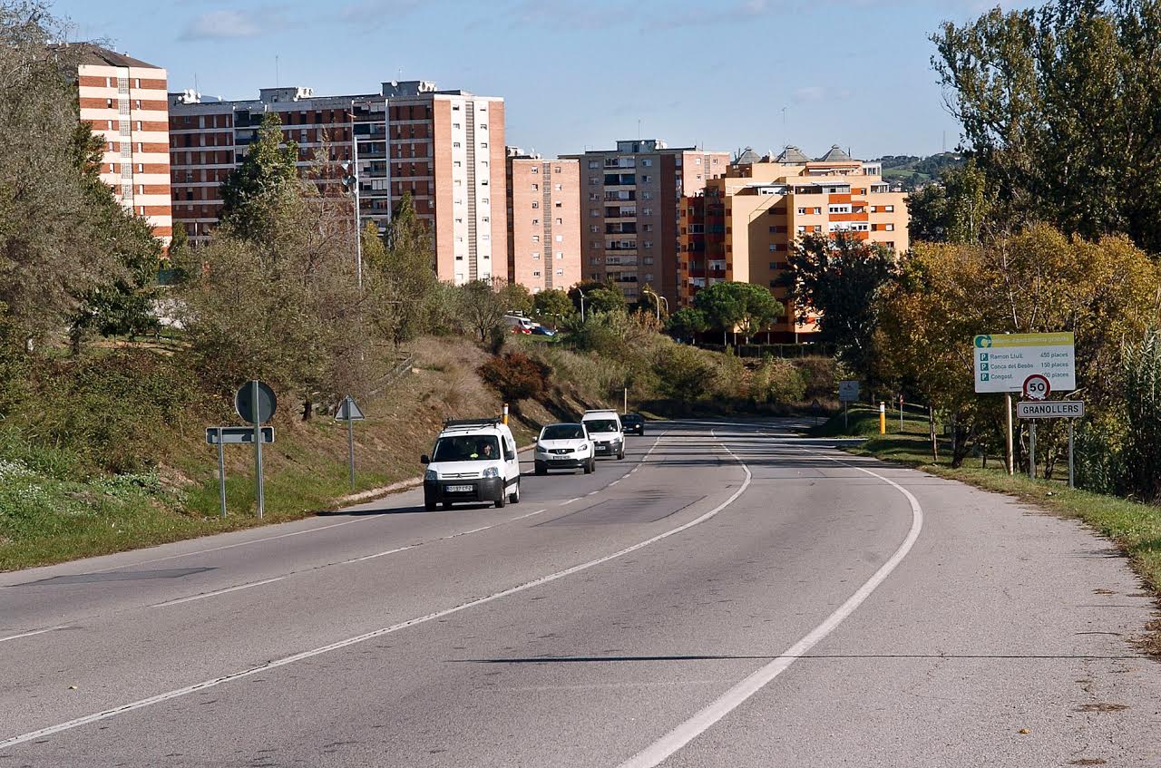 La carretera de Lliçà d'Amunt ha estat font d'un estudi de soroll de la seva administració responsable, la Diputació de Barcelona