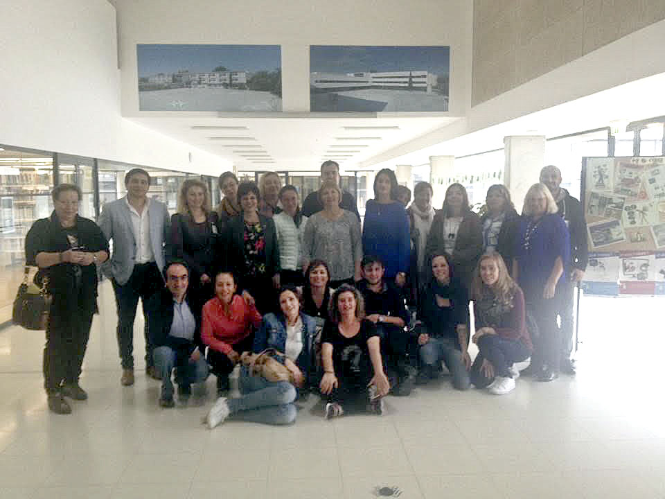 La primera trobada de professors implicats al projecte que es va fer a Portugal