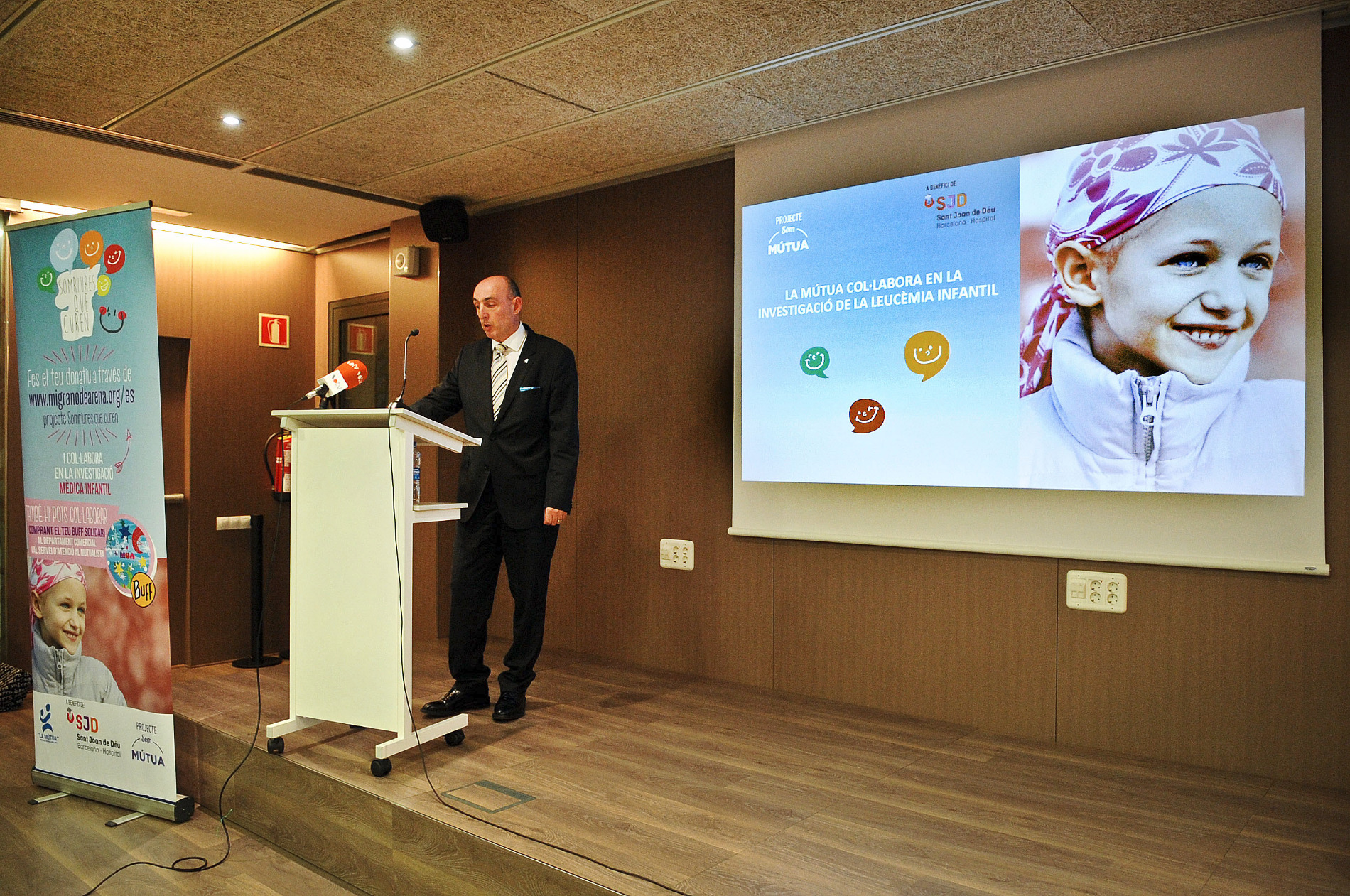 Jaume Bages en la presentació de la campanya