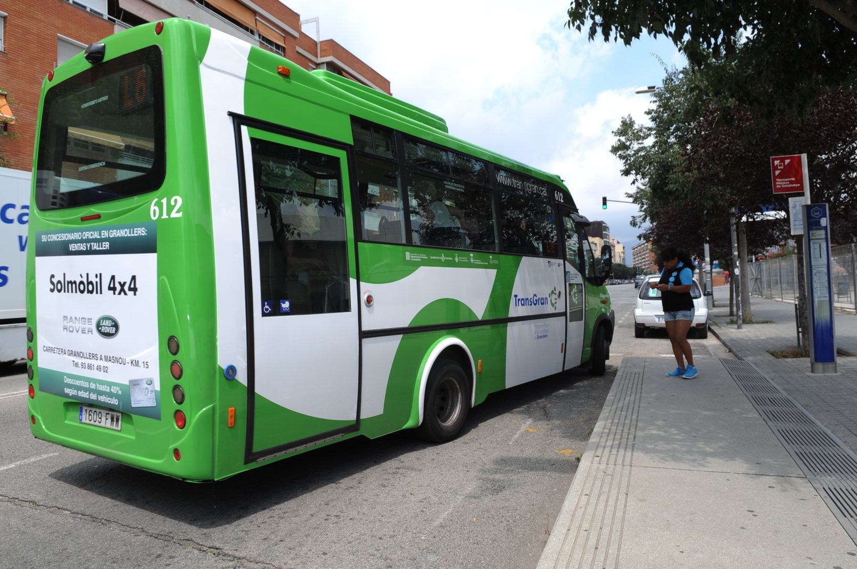 Un autobus de la xarxa de Transgran