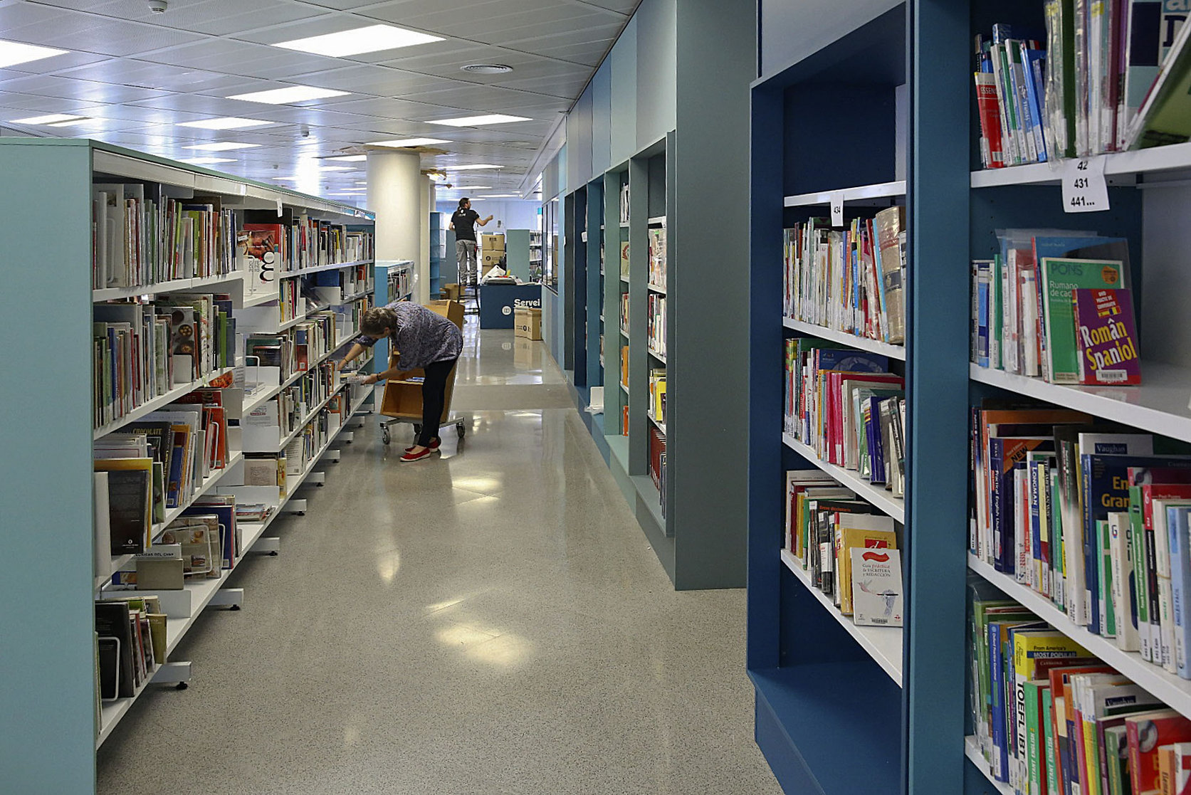 La nova Biblioteca de Manlleu triplica els usos des de la seva inauguració