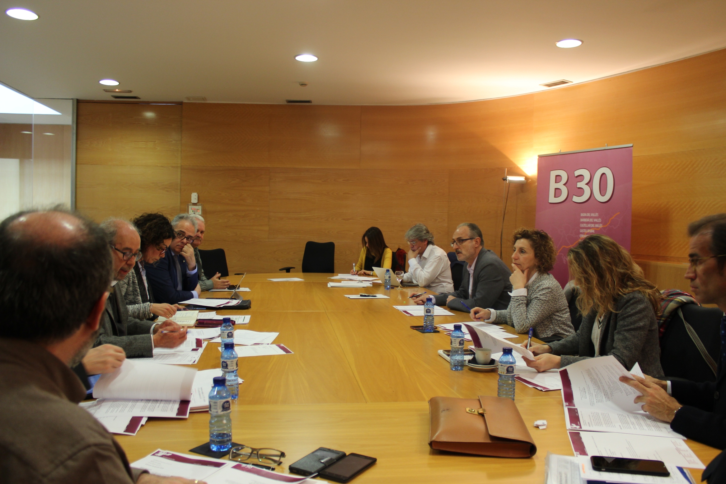 La reunió de la Comissió Executiva de l'Àmbit B-30 s'ha reunit a Mollet