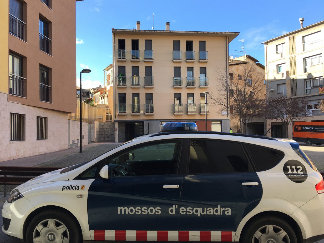 Incendi a la plaça Santa Eulàlia de Vic