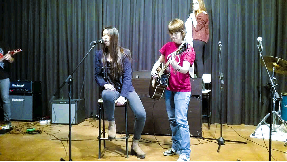 Un concert a l'Escola Pia de Caldes en una acció a favor dels refugiats