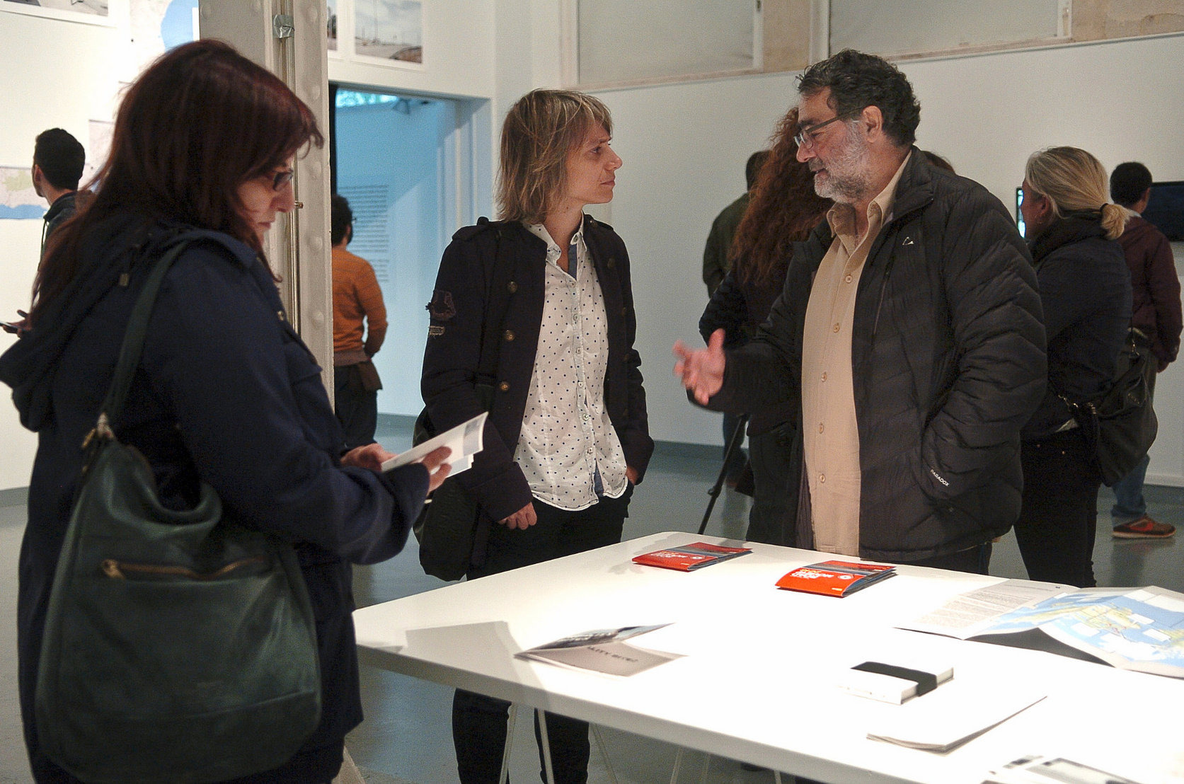Joan Fontcuberta en l'exposició 