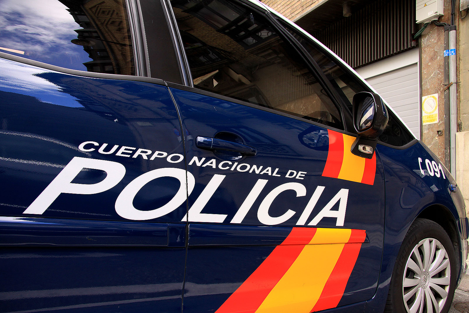 Imatge d'arxiu d'un cotxe la Policia Nacional