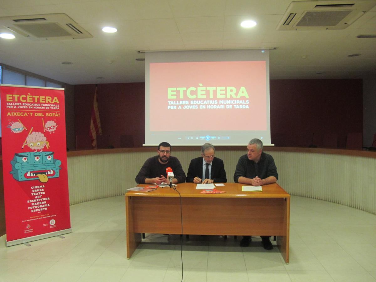 La presentació del projecte Etcètera