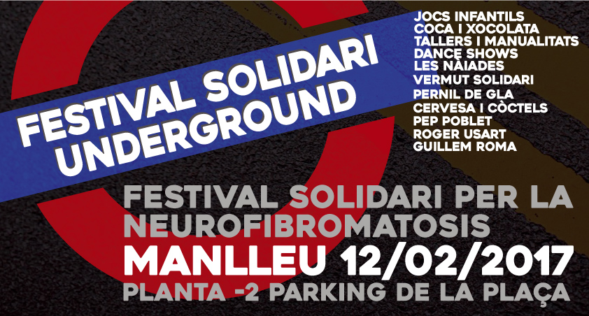 Cartell del festival solidari que es farà diumenge a Manlleu