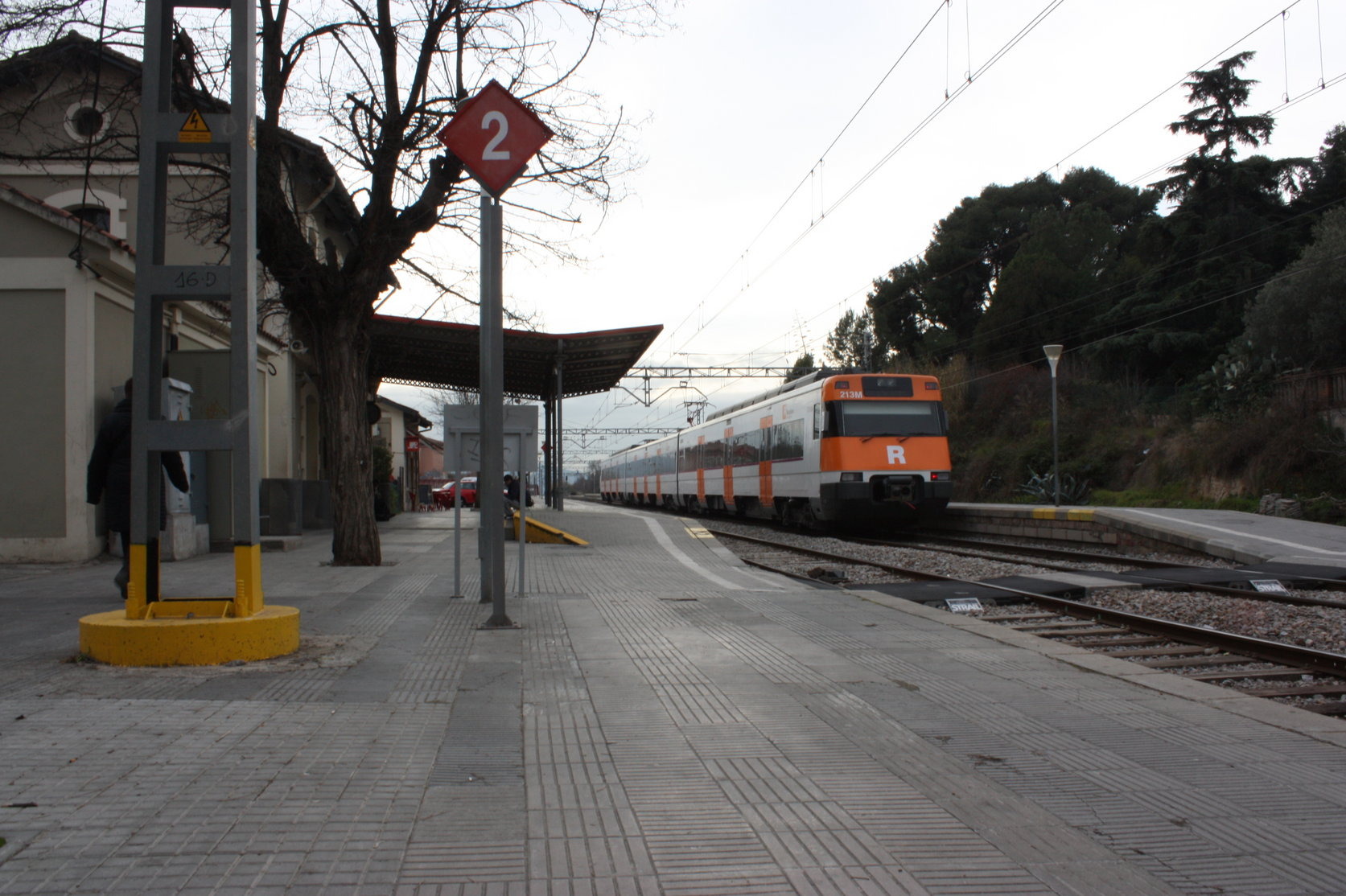 L'estació de Mollet-Santa Rosa en una imatge d'arxiu