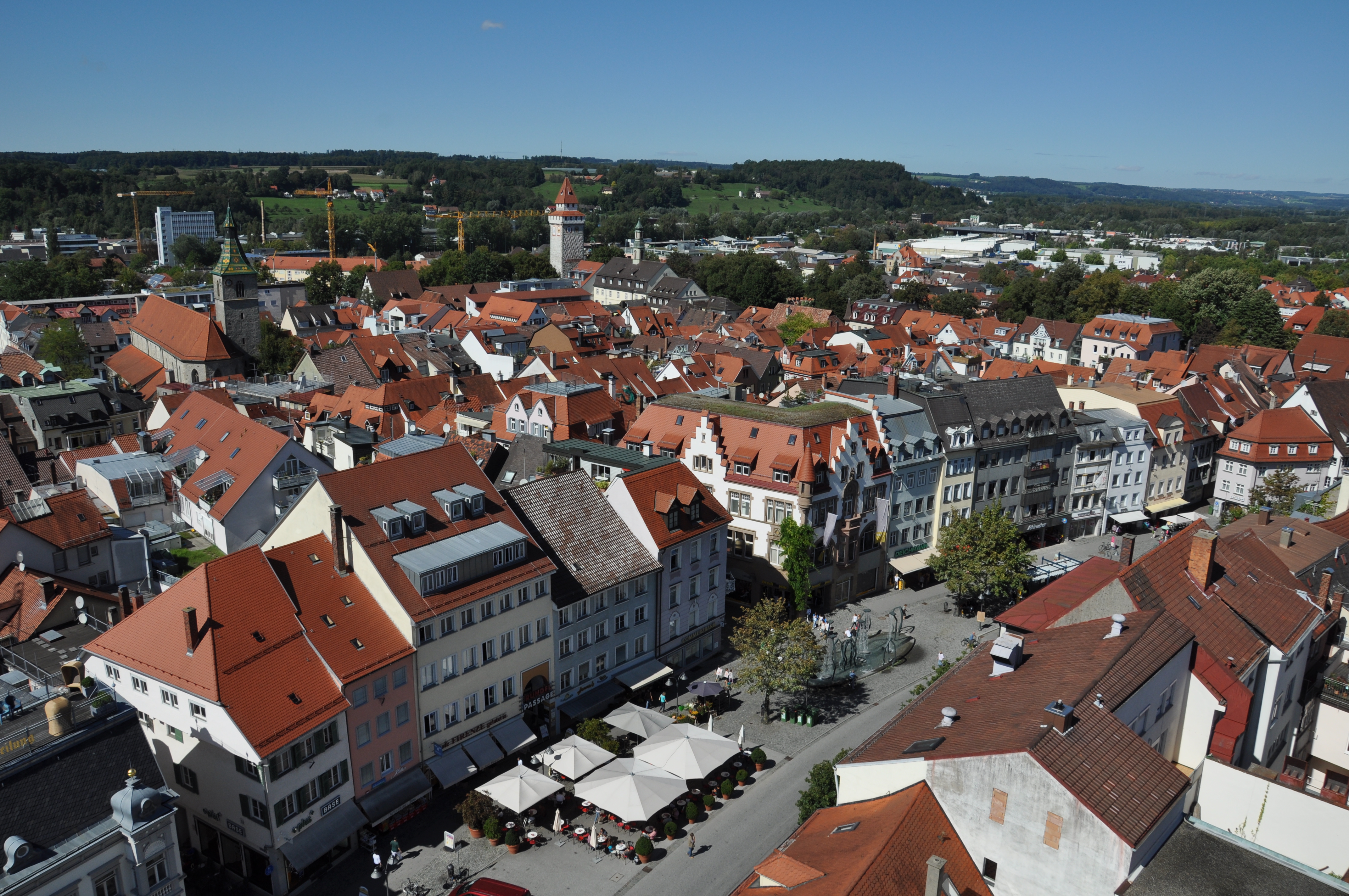 Una de les places principals de la població de Ravensburg