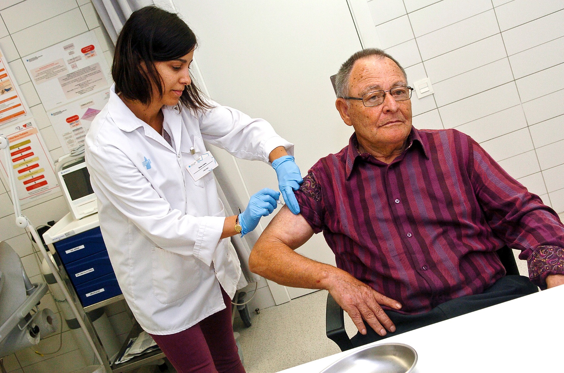 Una campanya de vacunació contra la grip a Llinars. L'equip de l'Alt Mogent figura entre els que rebran dotació addicional aquest any