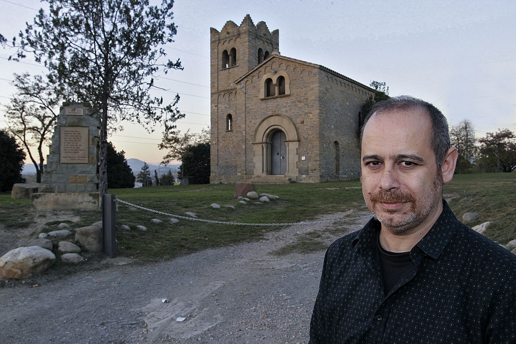 Jordi Lara a l'ermita de Sant Francesc S'Hi Moria de Vic