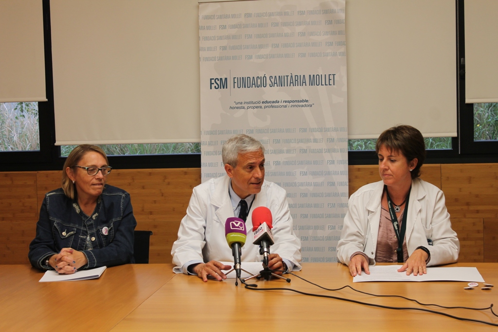D'esquerra a dreta, Carme Segú, Jaume Duran i Mireia Vicente