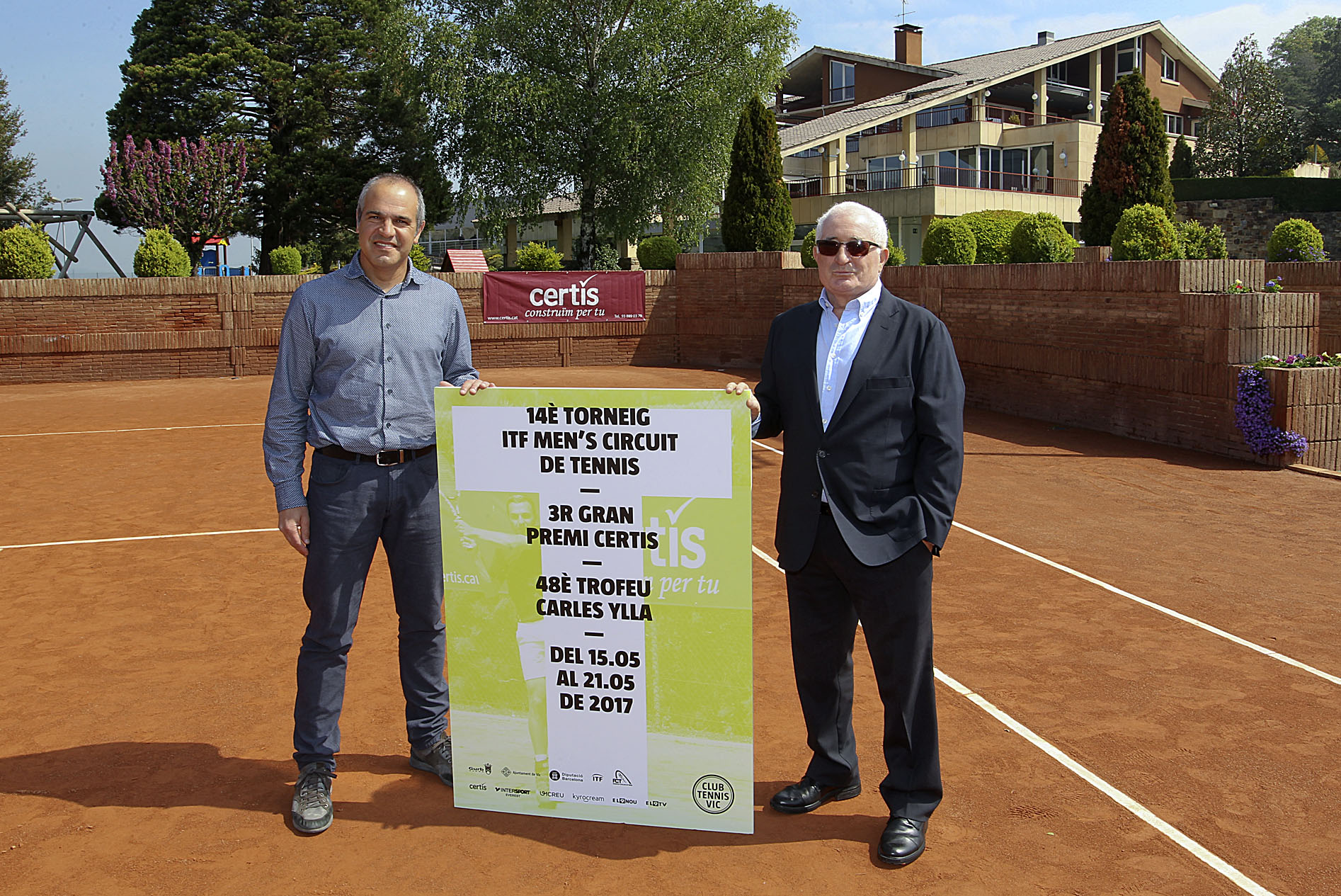 El torneig es va presentar a principis de maig a les instal·lacions del Club Tennis Vic