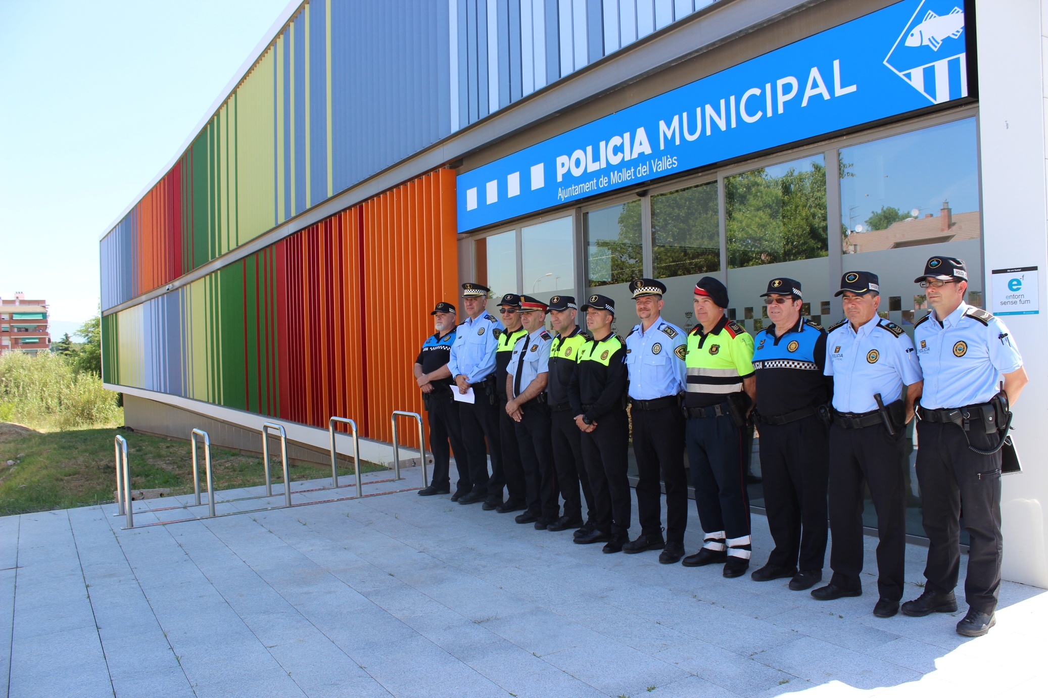 La trobada dels membres de la Mesa de Coordinació Operativa Policial de l'àrea de Mollet