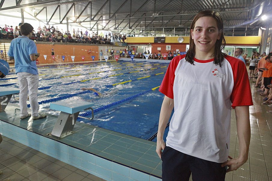 Marta González va començar a nedar al Club Natació Vic-ETB