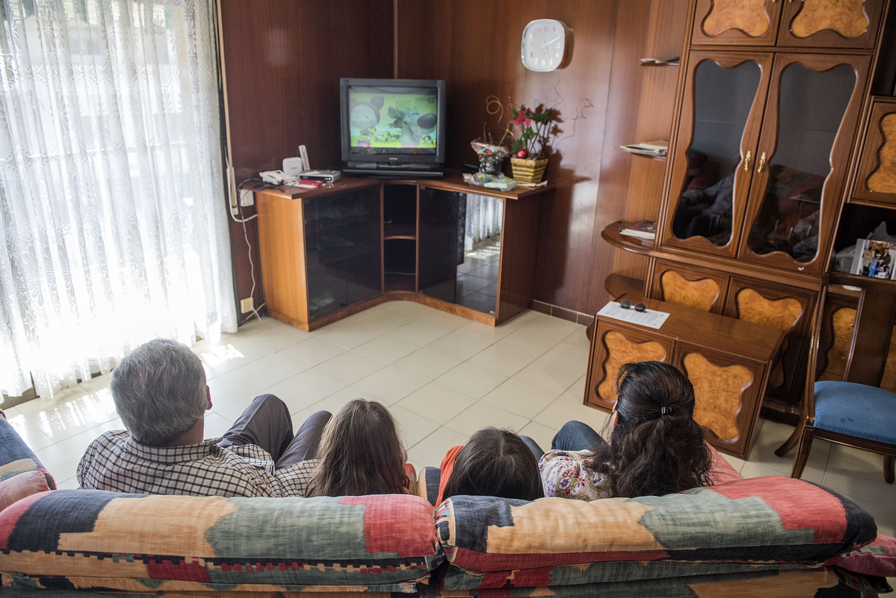 La família de refugiats sirians al pis d'acollida de Lliçà d'Amunt