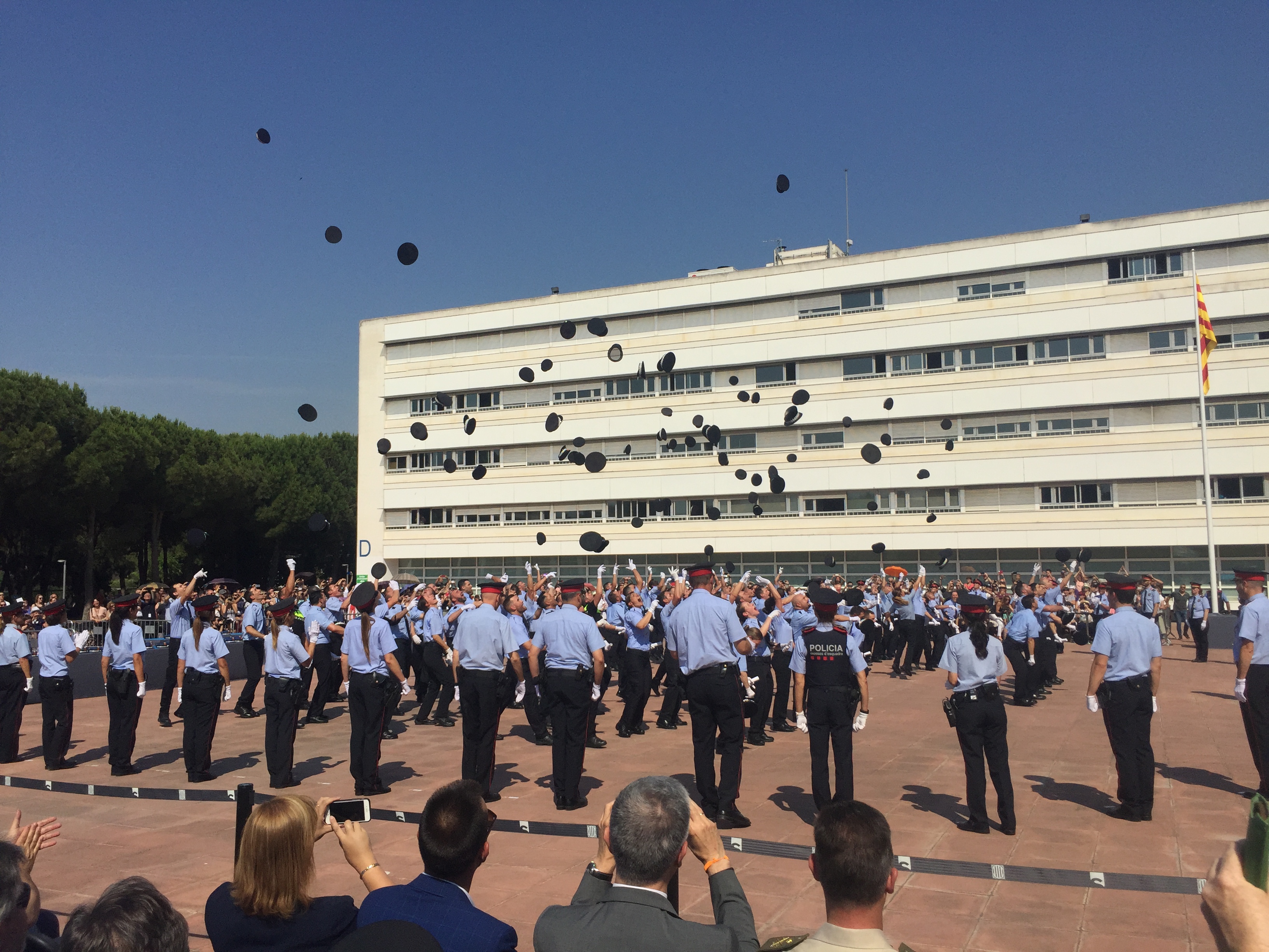 L'acte de graduació la setmana passada a l'Institut de Seguretat Pública de Catalunya, a Mollet