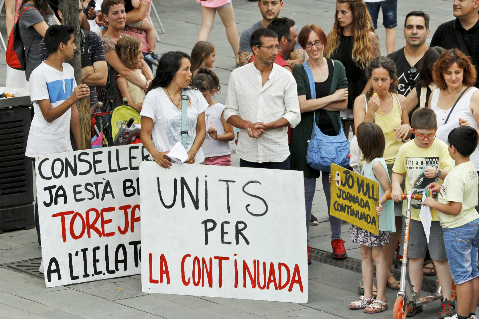 Una mobilització de les famílies de l'IE La tordera