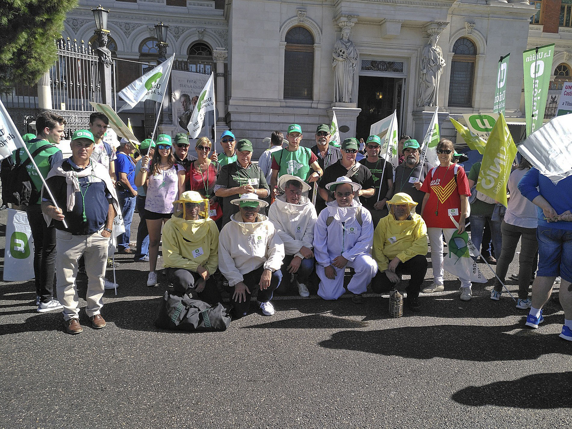 Unió de Pagesos va entregar un manifest a Madrid