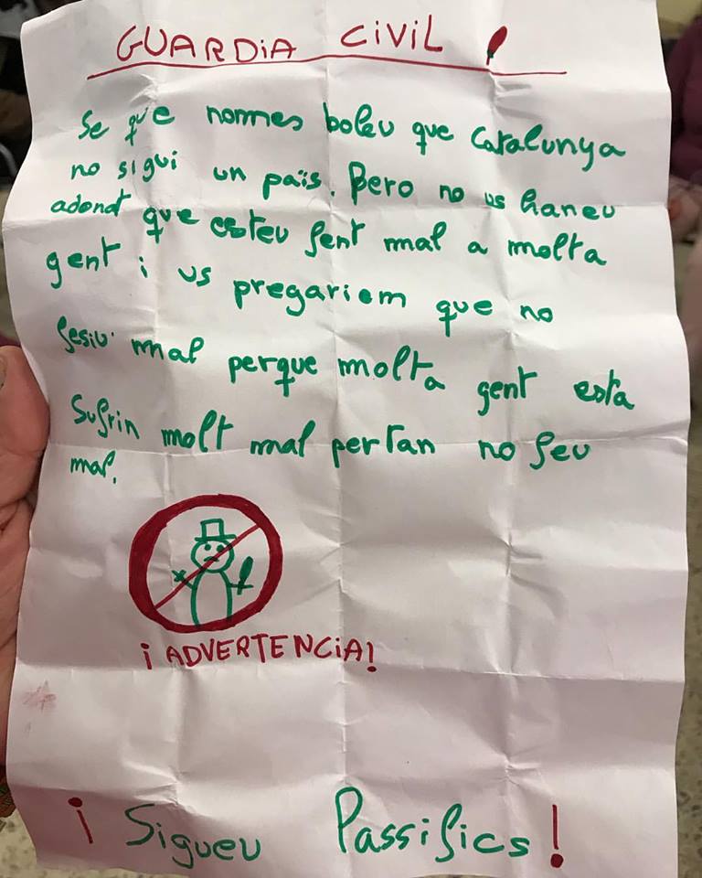 La carta de la Mar, la nena de 10 anys de Sant Pere