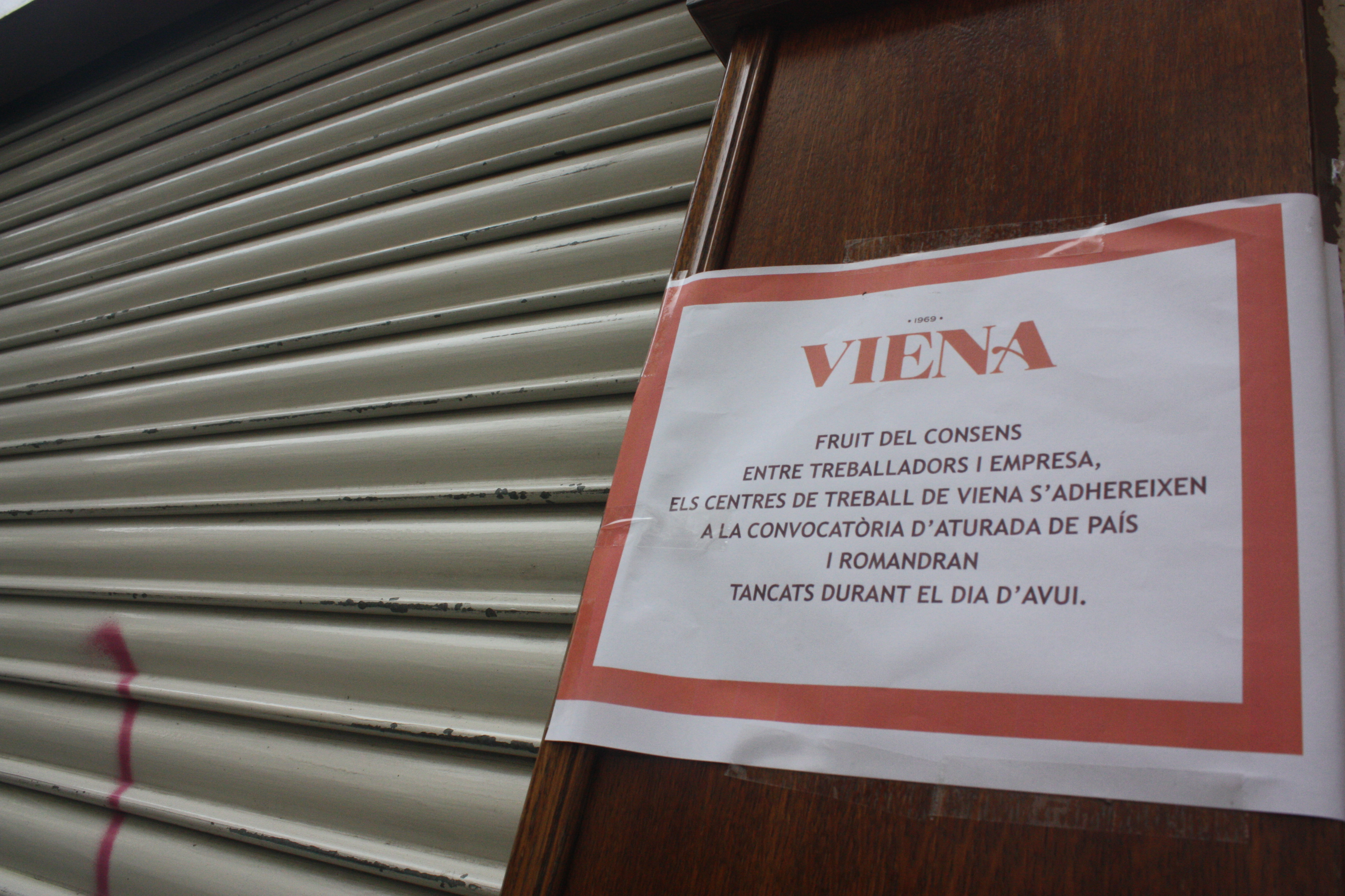 Viena és un dels comerços de restauració que ha tancat