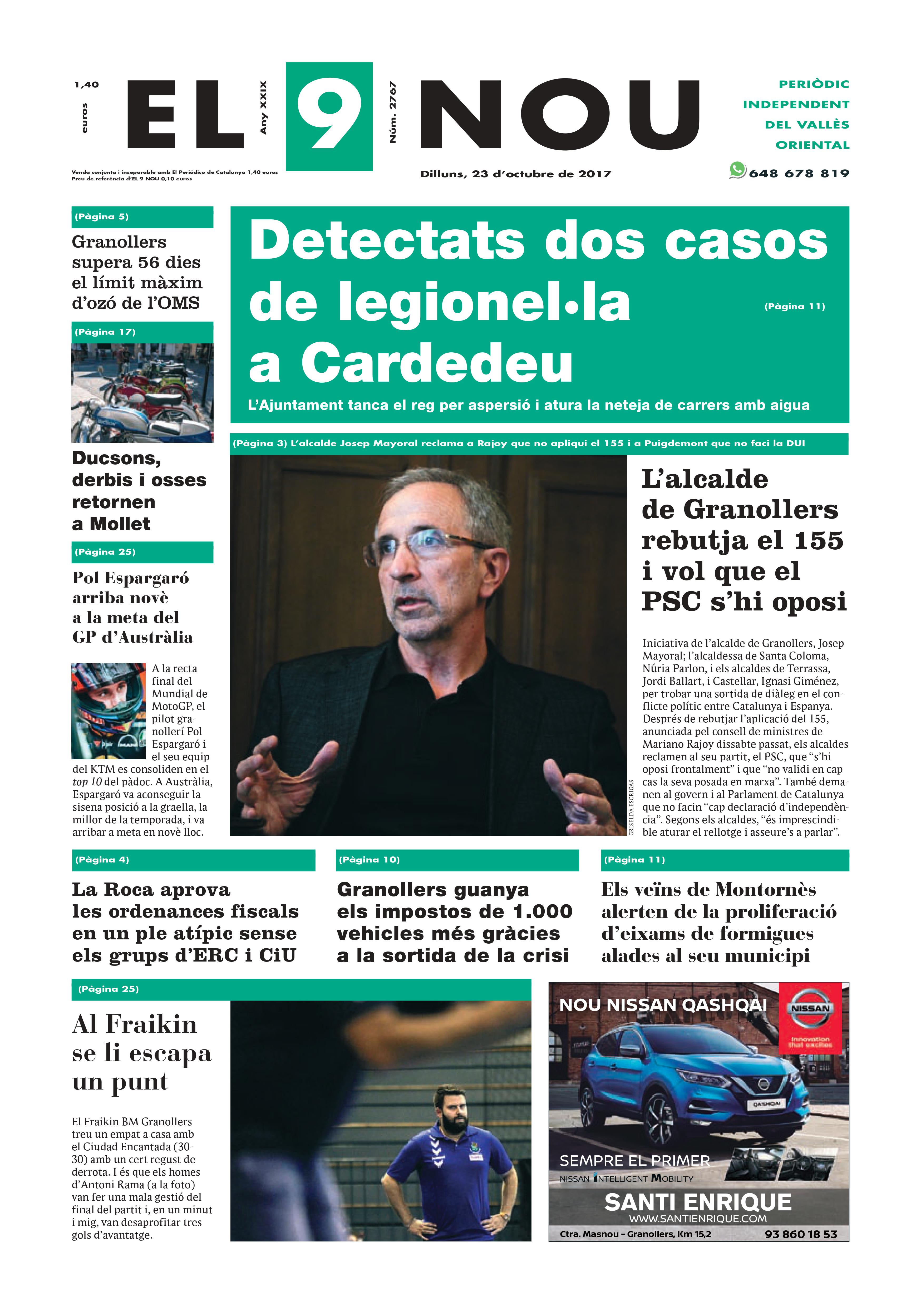 primera pagina EL 9 NOU 23_10_17 Valles