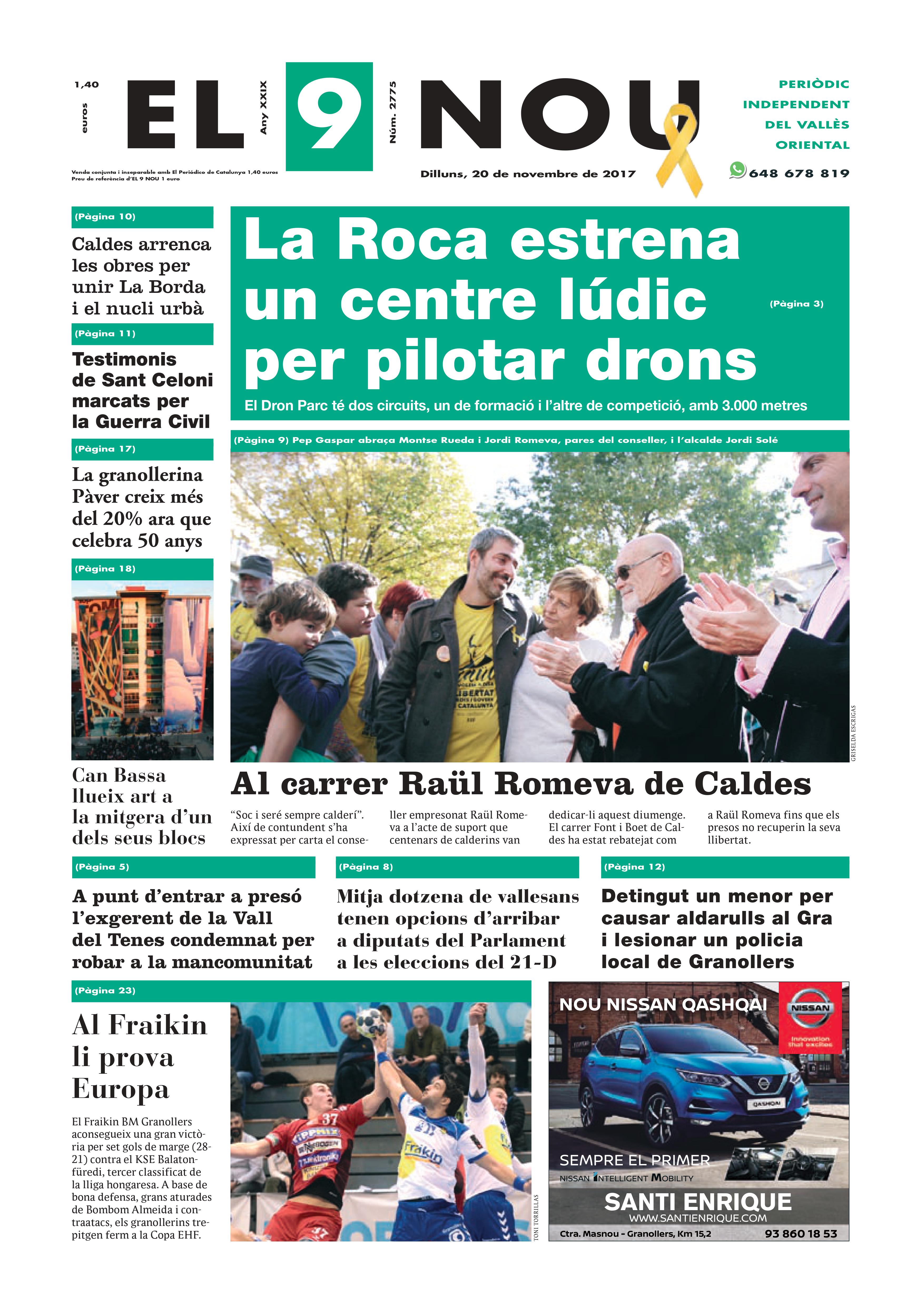 primera plana EL 9 NOU 20_11_17 Valles