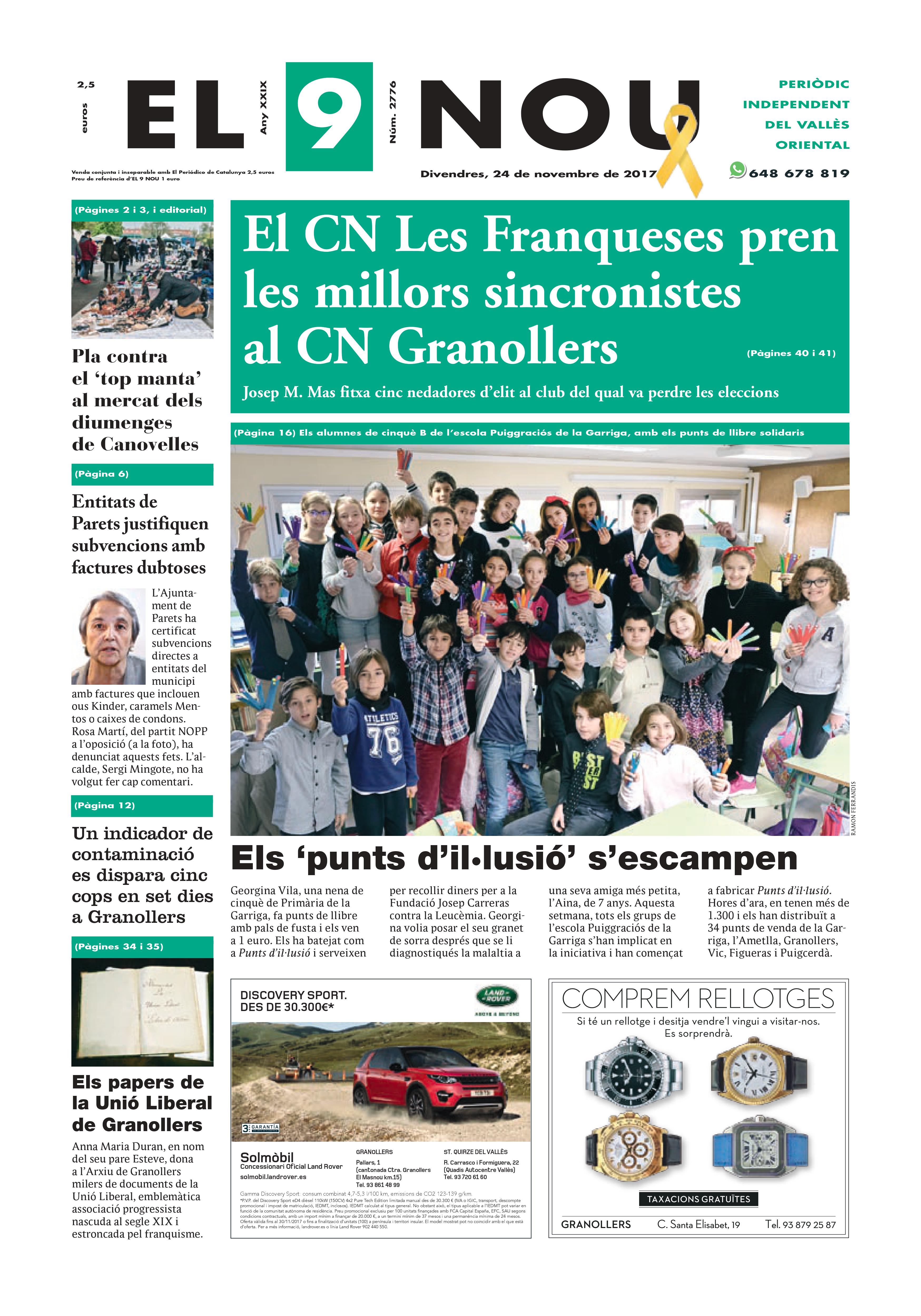 primera plana EL 9 NOU 24_11_17 Valles