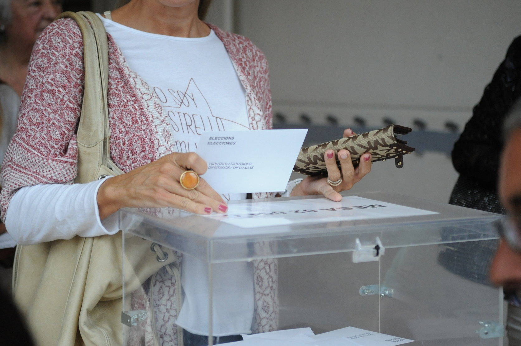 Una imatge de les anteriors eleccions catalanes, el 27 de setembre de 2015
