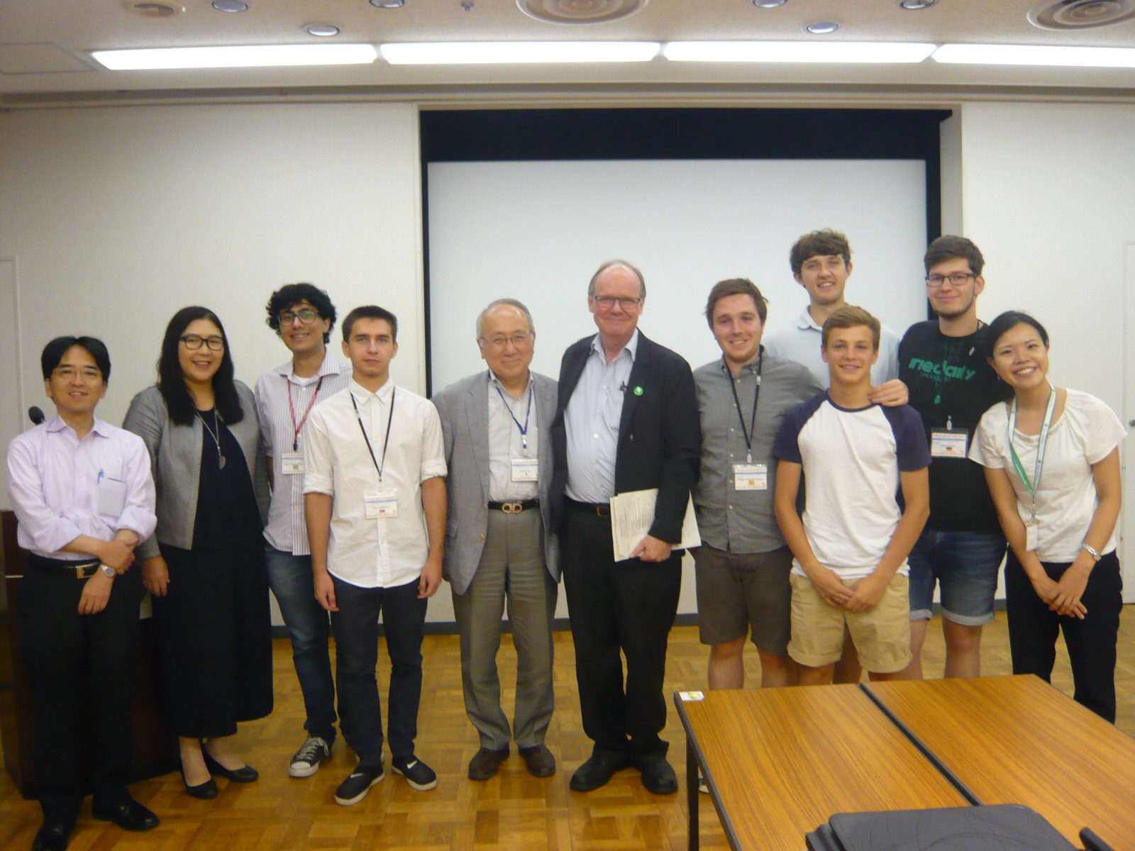 Participants de l'última Conferència Internacional de Joves per la Pau a Hiroshima de l'any passat