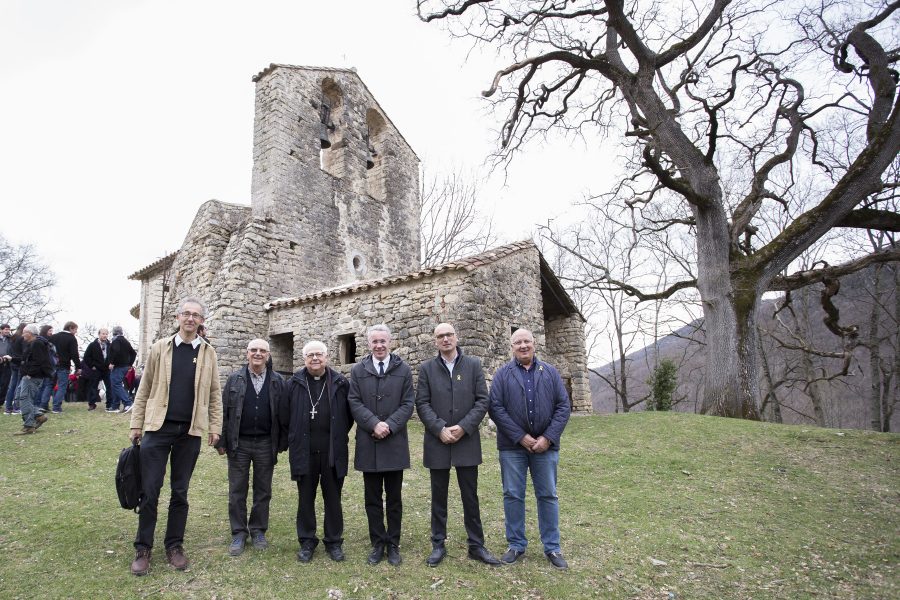 Acte d'inauguració  de les obres de restauració efectuades a l'església de Sant Valentí de Salarsa