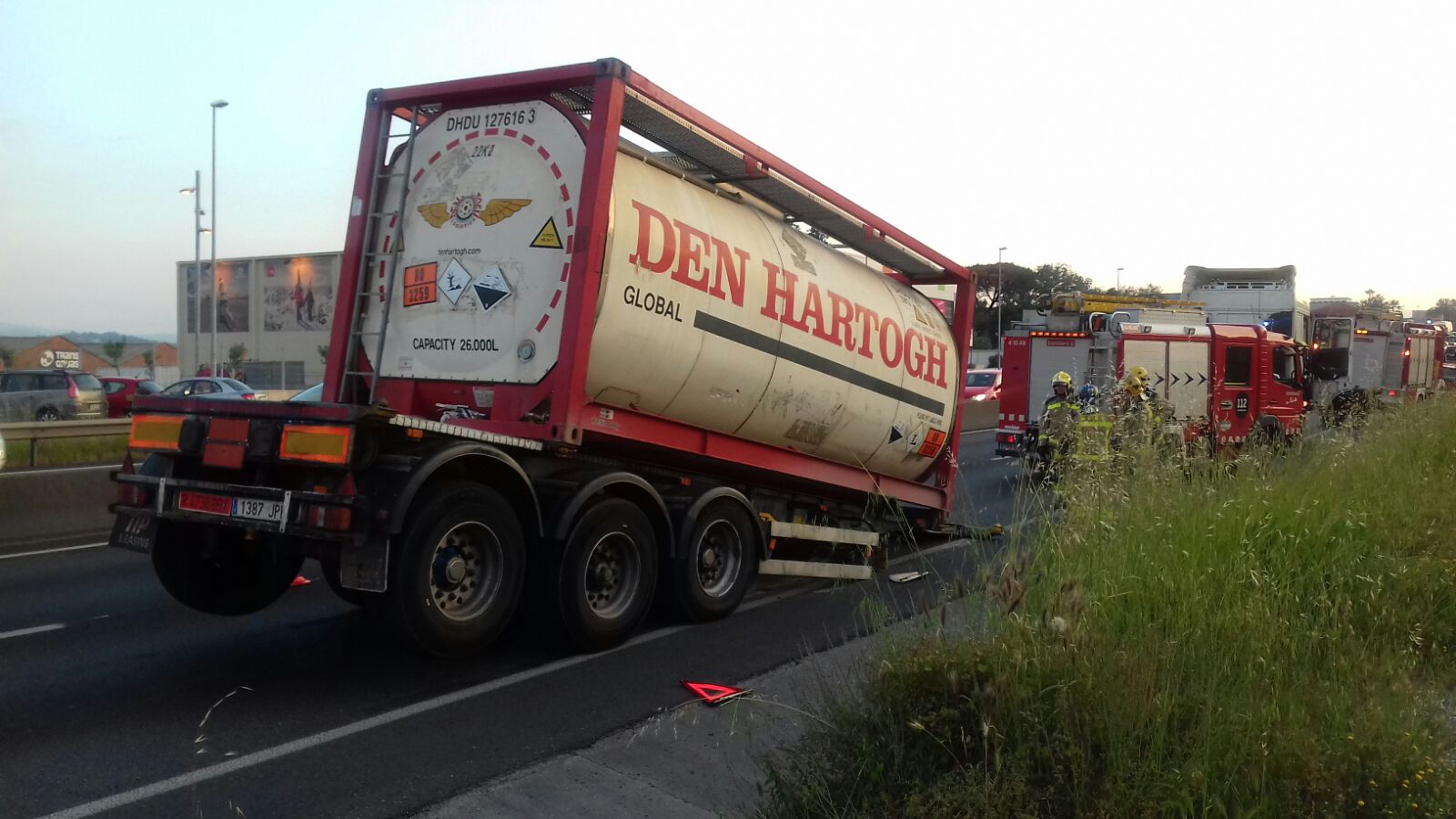 El camió és de l'empresa de Parets Den Hartogh